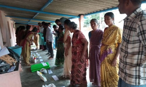 Exhibition conducted in village