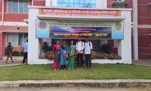 Students of 2020 and 2021 batch participated in the Workshop on “Entrepreneurial Opportunities in Millets” during Idea Pitching Competition at TNAU